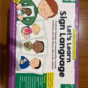 Let's Learn Sign Language cards